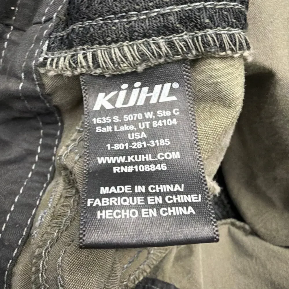 Kuhl Shorts Men’s 40 Ramblr Vintage Patina Dye Utility Hiking Gorpcore Camping